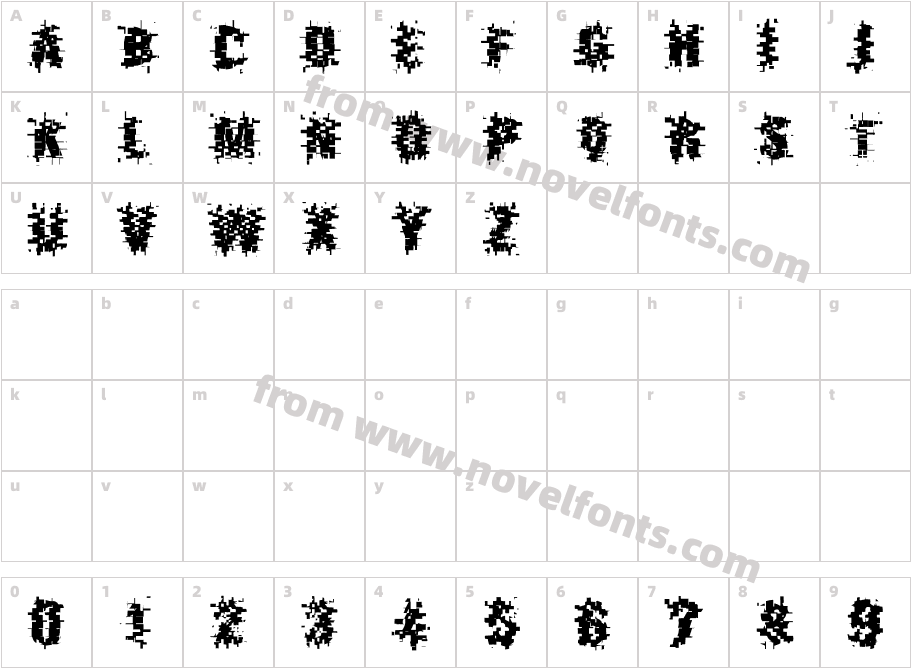 CruxNineCharacter Map