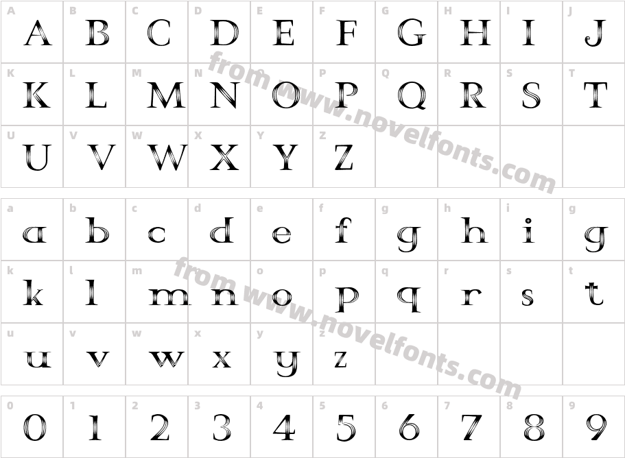 CrystalCharacter Map