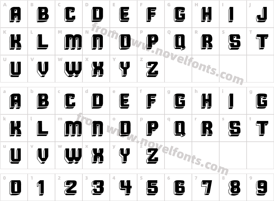 CubaCharacter Map