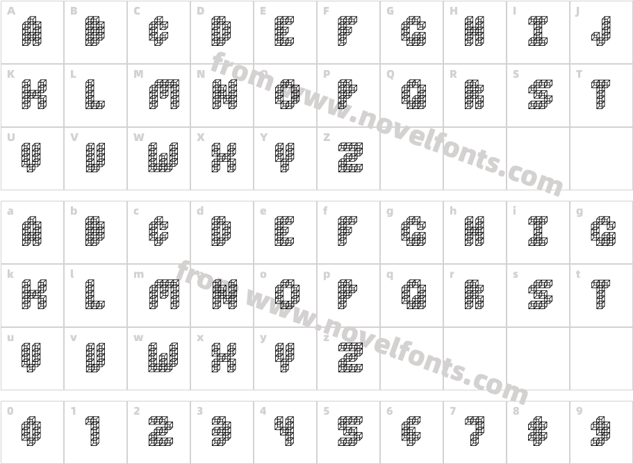 Cube TossCharacter Map