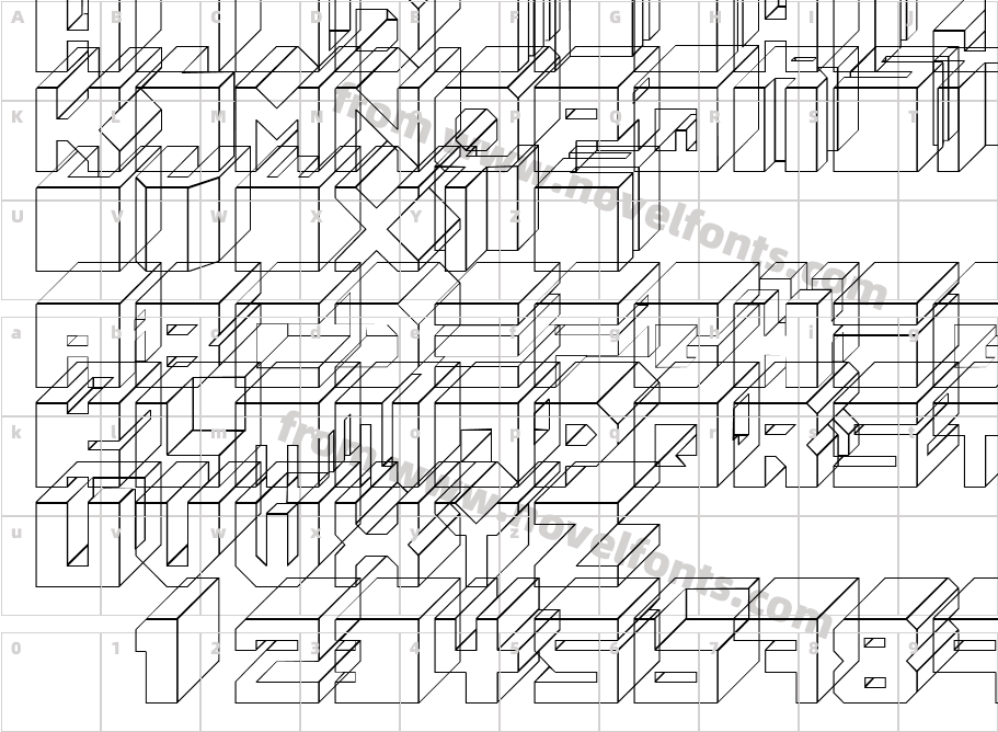 CubeCharacter Map