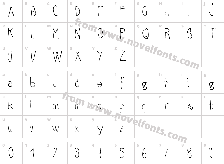 Cupper ReversedRegularCharacter Map