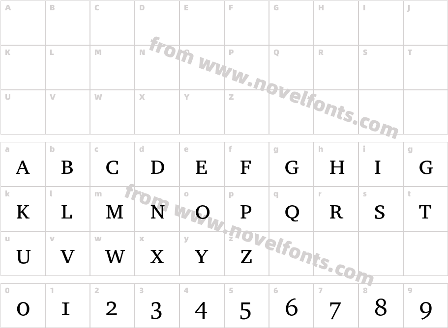 CharterBT-SmallCapCharacter Map