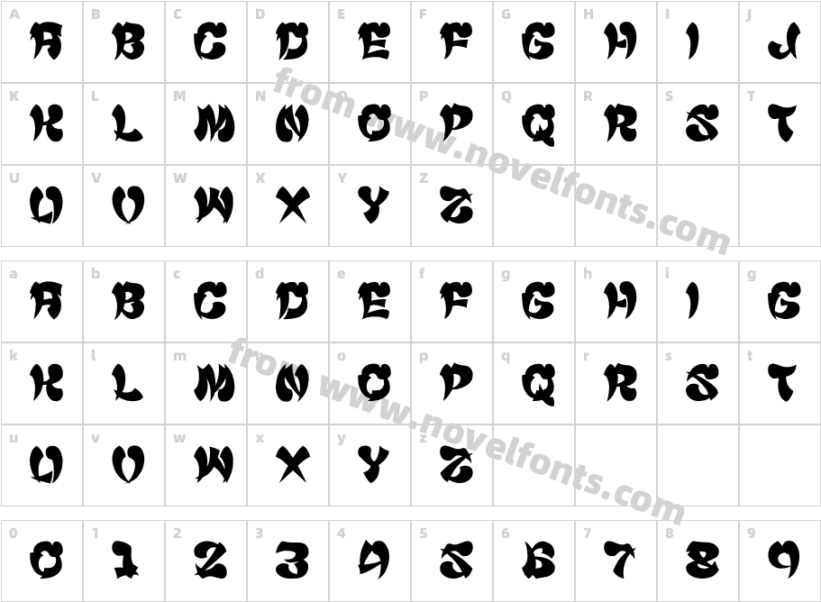 Cyankonabe__GCharacter Map