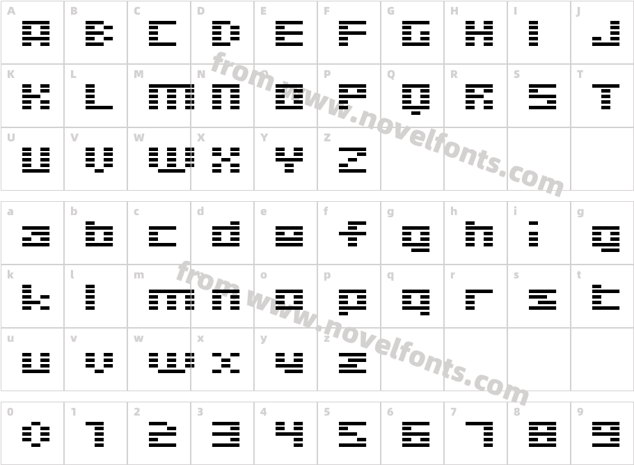 D3 DigitalismCharacter Map