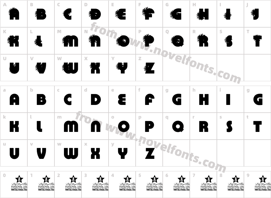 DAISYSPERSONALUSE-BoldCharacter Map