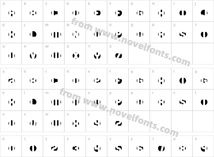 DB Layer 4 BRKCharacter Map