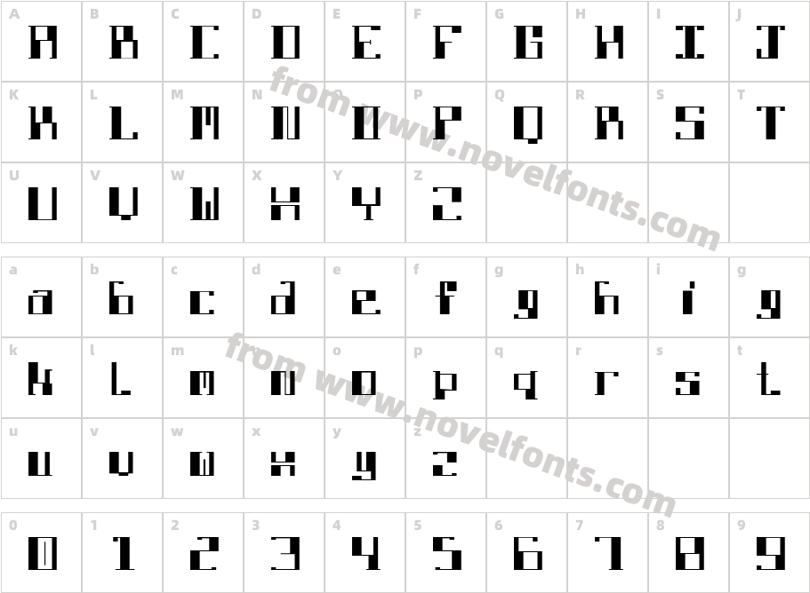 DBE-LithiumCharacter Map