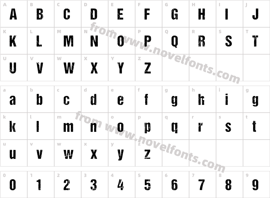 DCC-AshCharacter Map