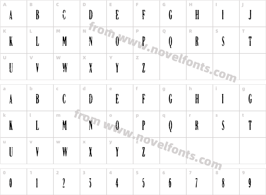 DCC-ManifestCharacter Map