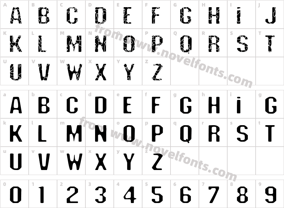 DEADLINECharacter Map