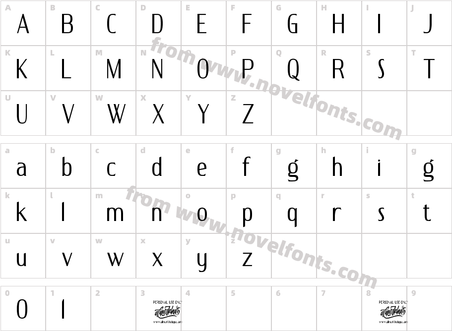 DELUXES BOLDCharacter Map