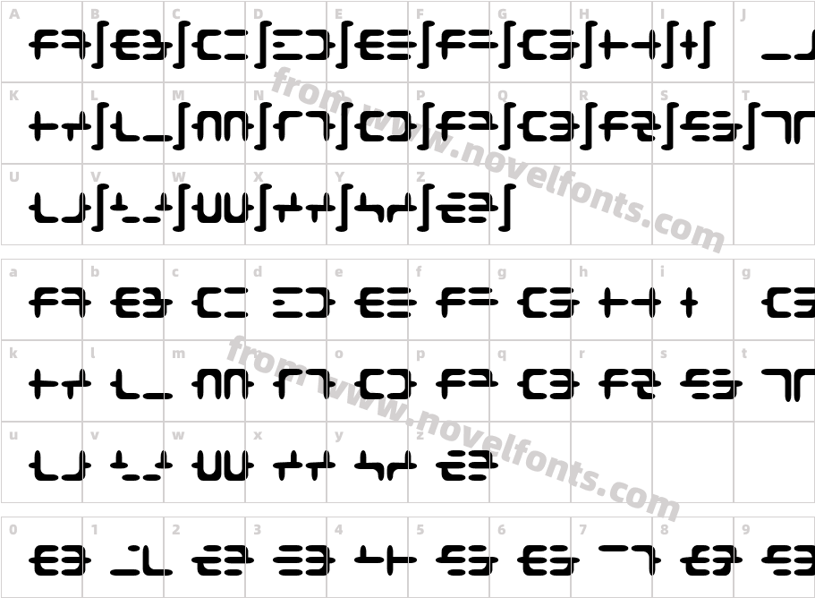 DEOXYCharacter Map