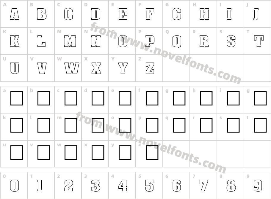 DG_AachenOutlineCharacter Map