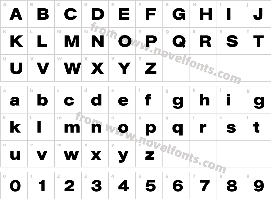 AG Buch Extended BQCharacter Map