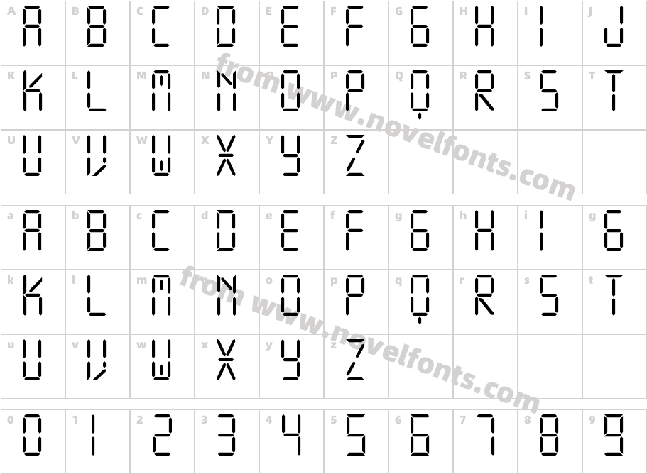 DISPLAY FREE TFBCharacter Map