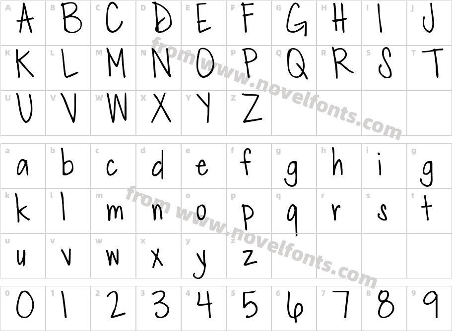 DJB MerryCharacter Map