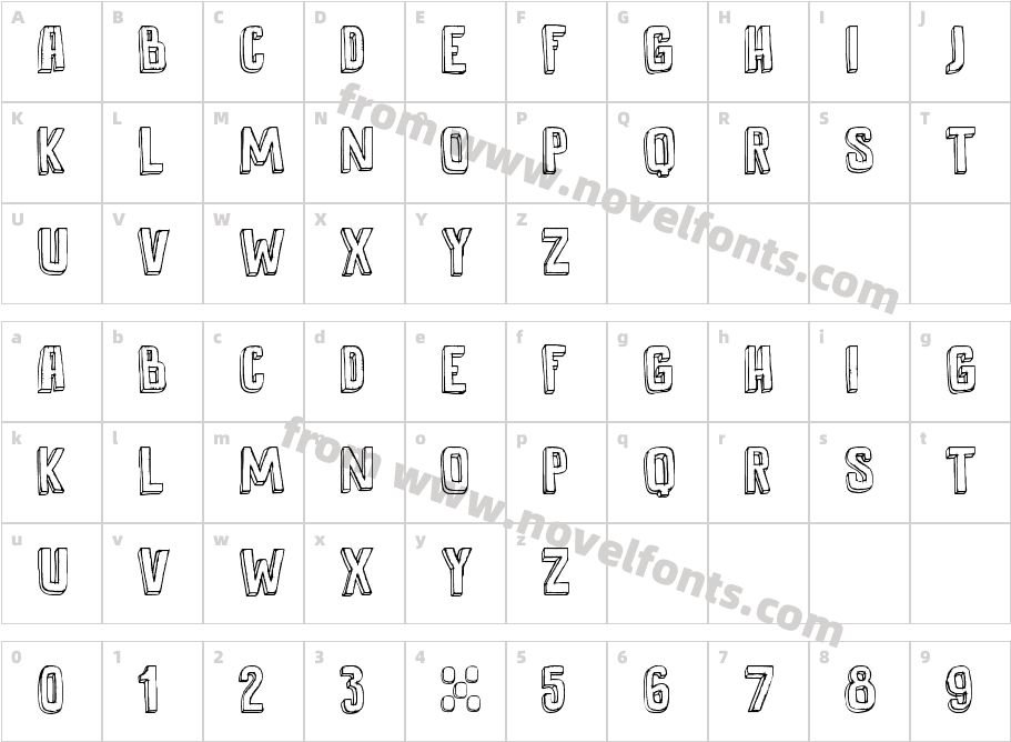 DK AntidoteCharacter Map