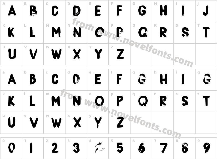 DK Boris BrushCharacter Map