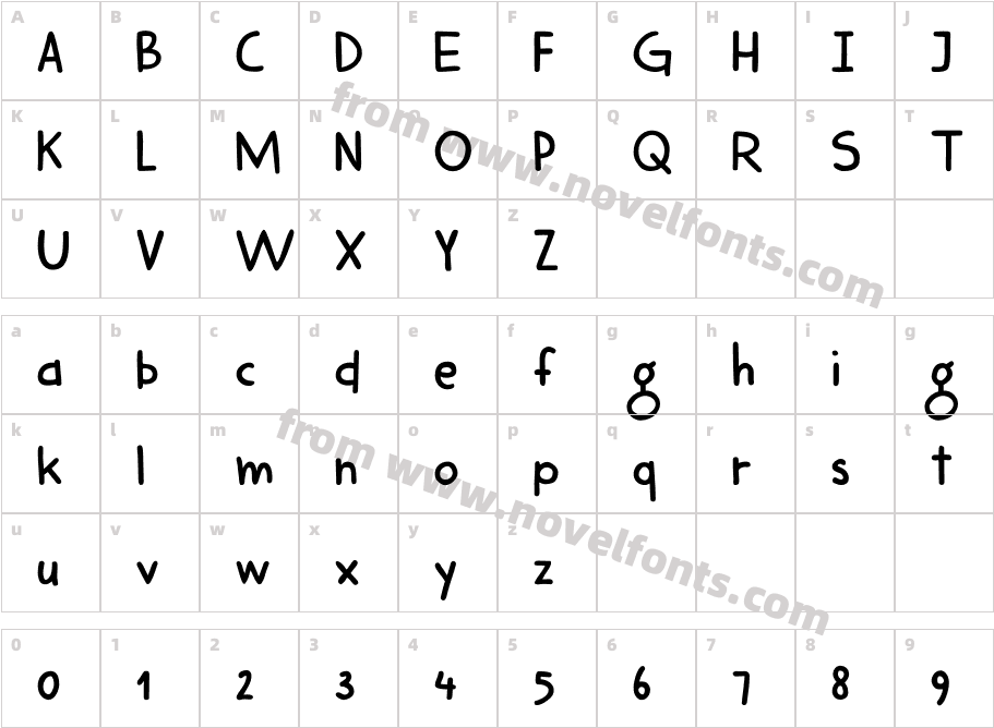 DKHarimauCharacter Map