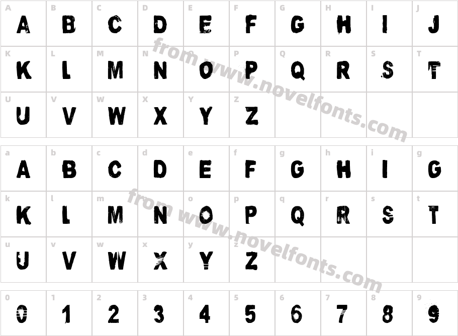 DKNutnikCharacter Map