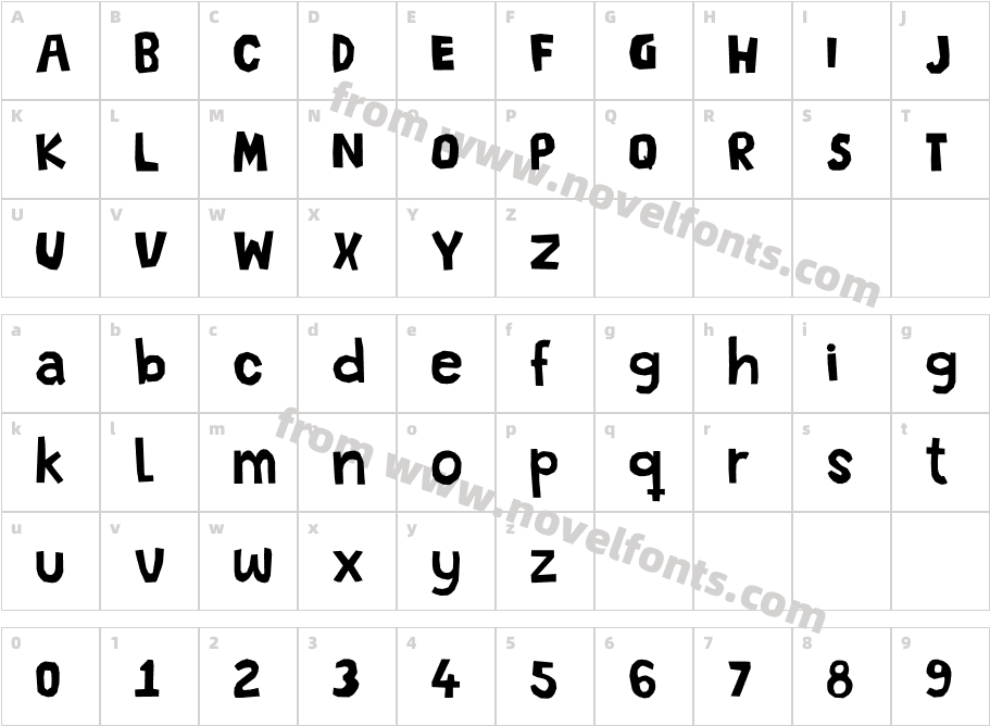 DKSnippitySnapCharacter Map