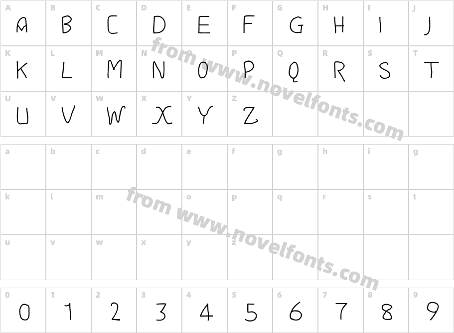 DMF HandatmeCharacter Map