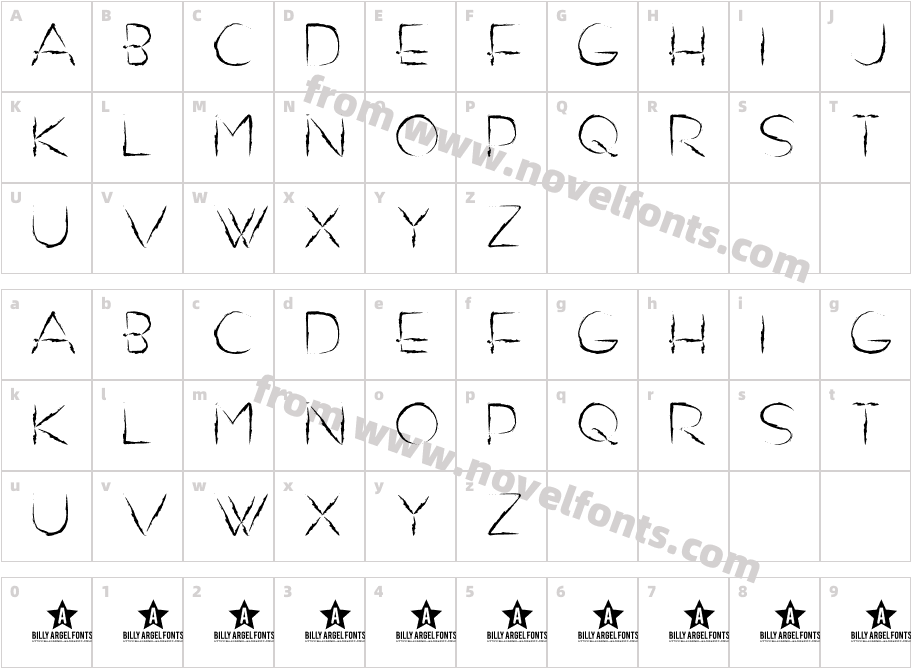 DO NOT EXISTCharacter Map