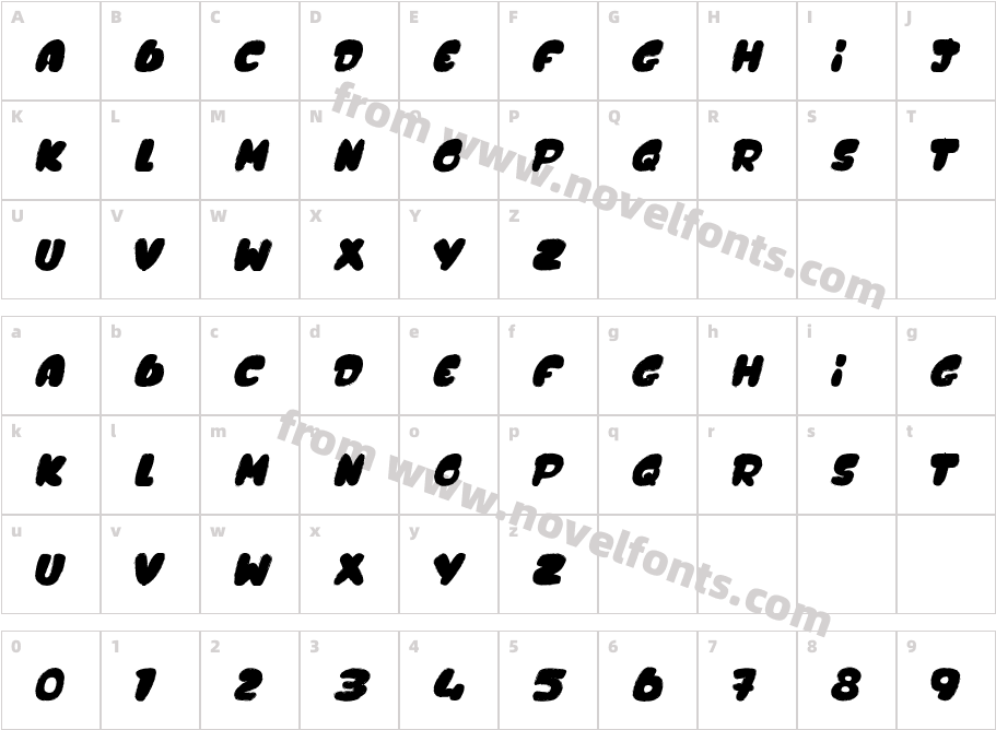 DOCTEUR TACOTACCharacter Map