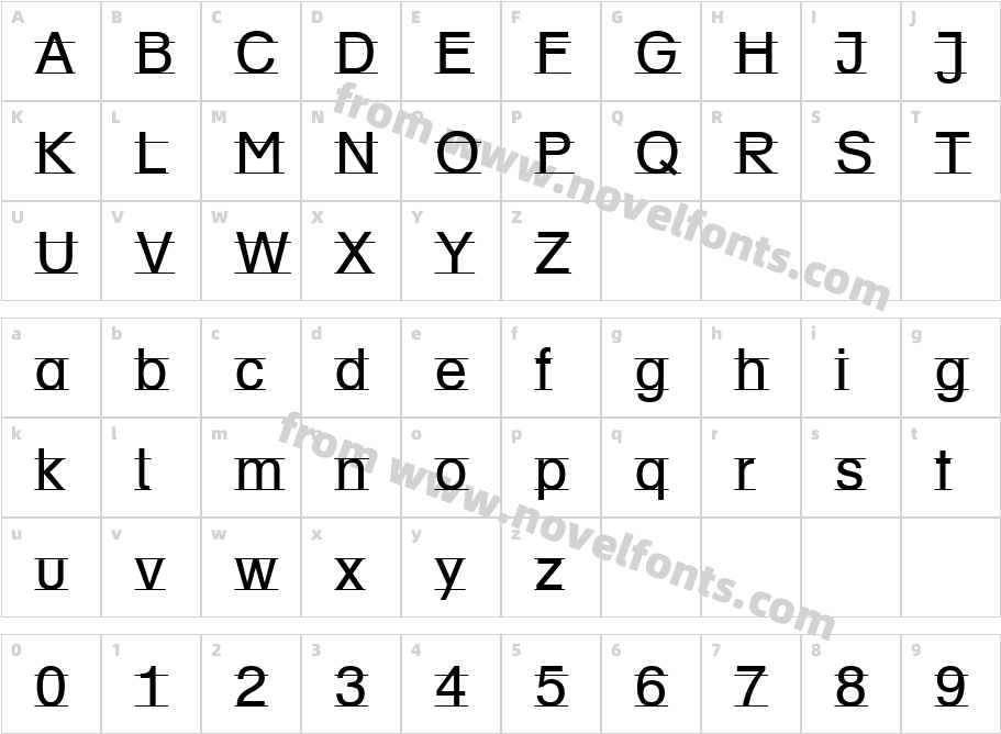 DR BY 2Character Map