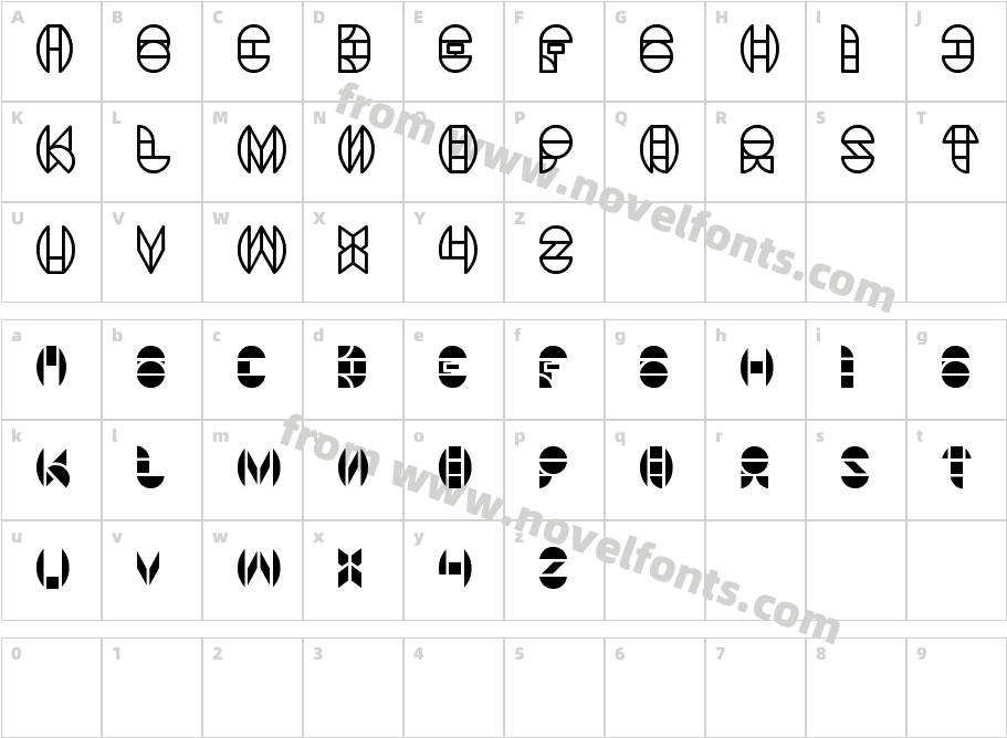 DRAGON FLYCharacter Map