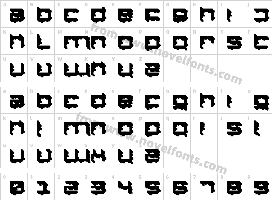 DS Home BackCharacter Map