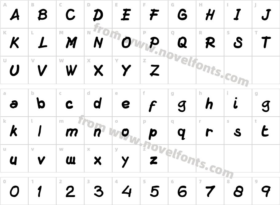 DS MacuzioneCharacter Map