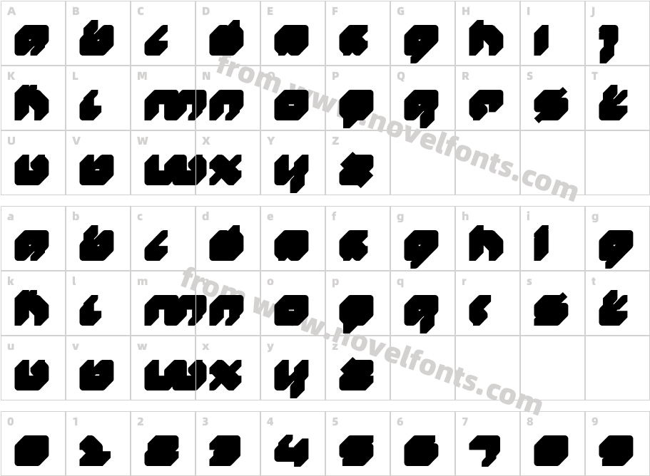 DS Mufdi3DLCharacter Map