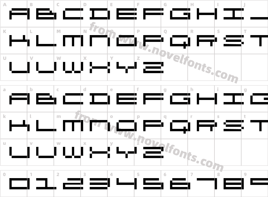 DS OlymPixCharacter Map