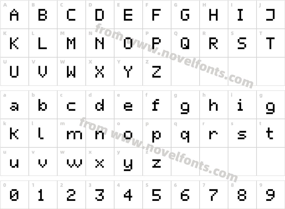 DS SysBitCharacter Map