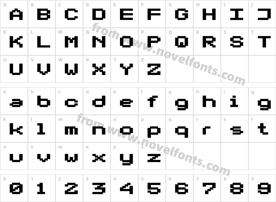 DS VDOTXT2Character Map