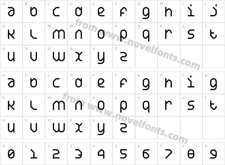 DS Yakuti55Character Map