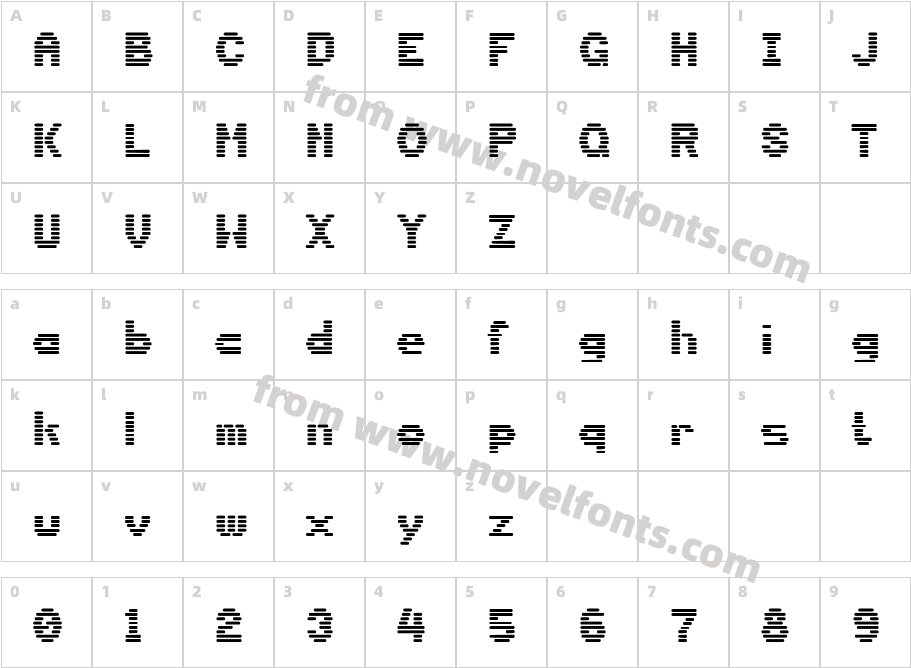 DS-TerminalCharacter Map