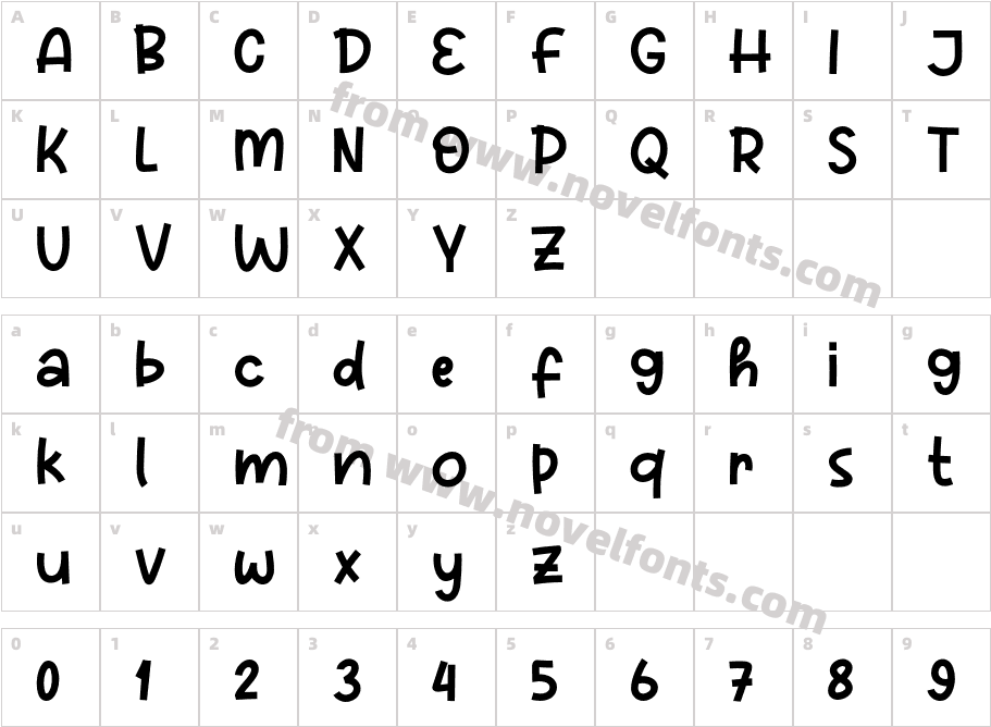 Cheese SmileCharacter Map