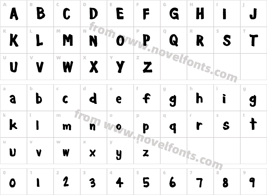 CheesewiddlerCharacter Map