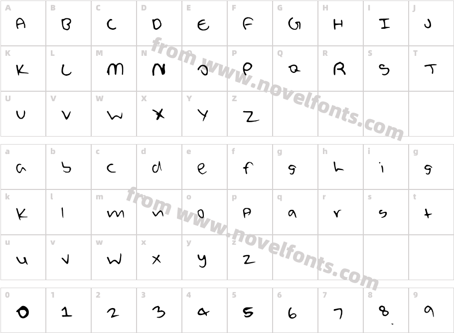 CheezyPieCharacter Map