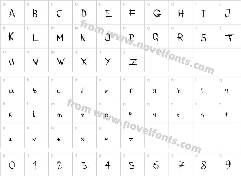 D_rough NormalCharacter Map