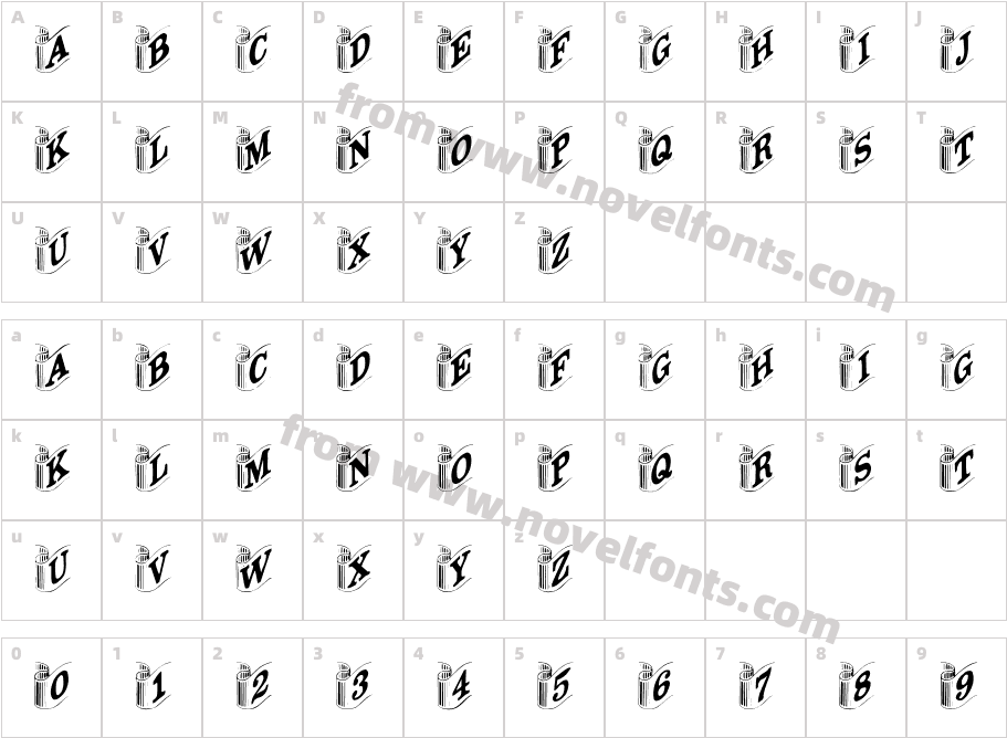 DaRib PlainCharacter Map