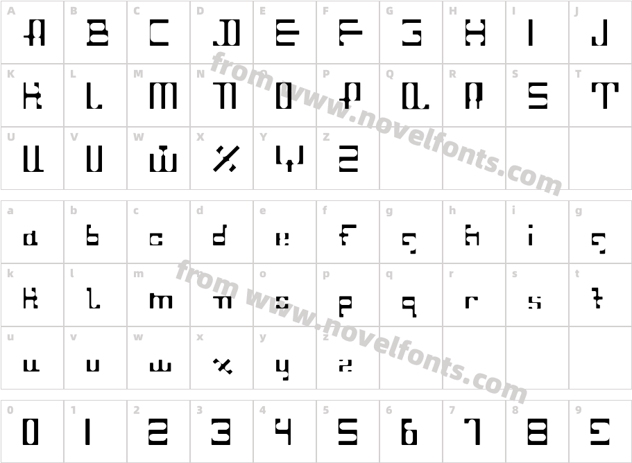 Dahgir-SquareCharacter Map