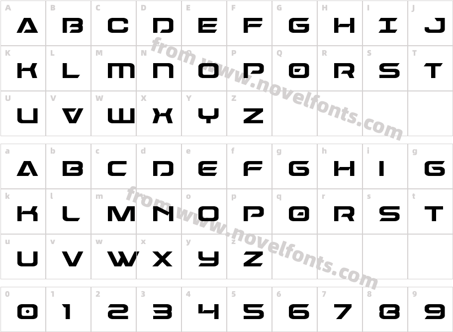 DameronCharacter Map