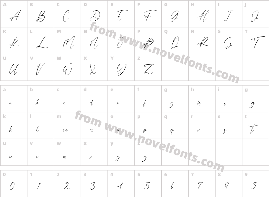 Danette PricillaCharacter Map