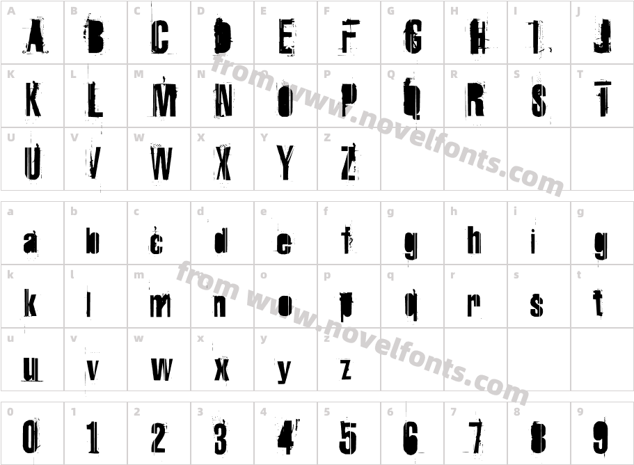 DangCharacter Map