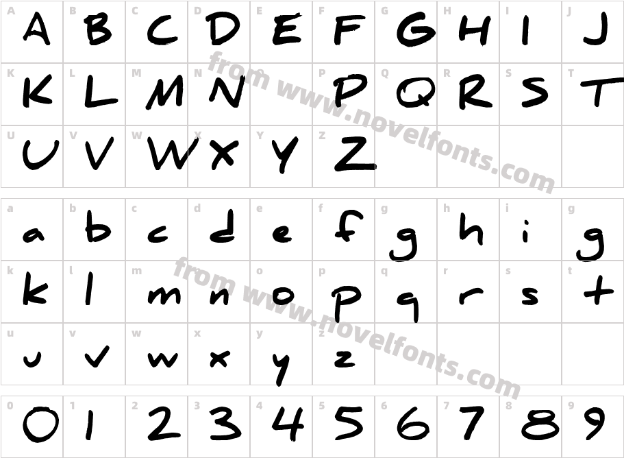 Daniel BlackCharacter Map