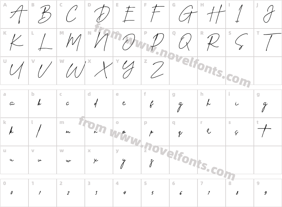 Darlington DemoCharacter Map